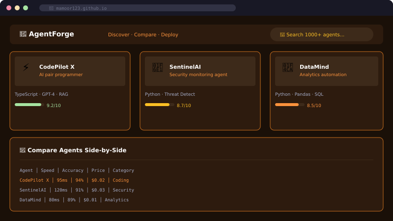 AgentForge preview
